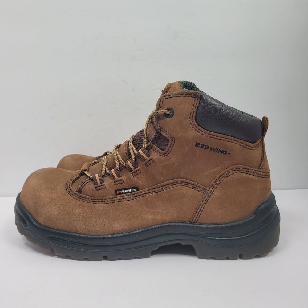Red Wing 2340 Women's Waterproof Brown Leather Lace Up Boots US Size 10 - Picture 2 of 10